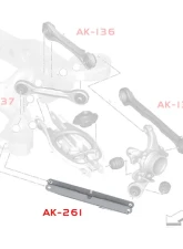 Godspeed Project Adjustable Trailing Arms BMW X1 RWD E84 2012-2015                                     - AK-261-C - Image 6