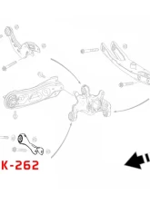 Godspeed Project Adjustable Rear Toe Arms Mercedes-Benz GLA250 2014-2020                                     - AK-262-B - Image 5