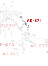Godspeed Project Adjustable Rear Upper Trailing Arms Mazda RX-8 2003-2012                                     - AK-271-A - Image 5