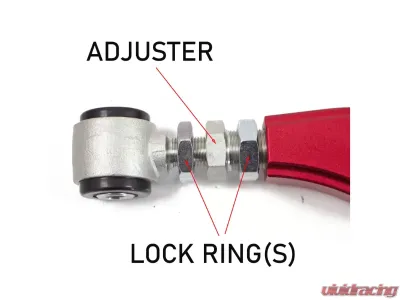 Godspeed Project Adjustable Rear Camber Arms w | | Urethane Bushing Honda Accord 2018-2022 - AK-285-C