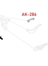 Godspeed Project Adjustable Rear Lateral Links Chevrolet Malibu 2016-2021                                     - AK-286-A - Image 5