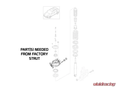 Godspeed Project MAXX Coilovers Porsche Cayenne 955 | |957 2002-2010 - MMX2880-A