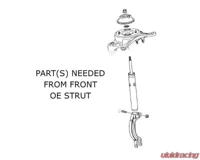 Godspeed Project MonoRS Coilover Audi S4 8K 2009-2016 - MRS1840-B