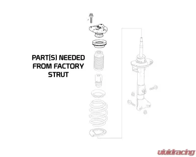 Godspeed Project MonoRS Coilover Mercedes-benz E-class Coupe C207 | A207 2010-2015 - MRS1880-B