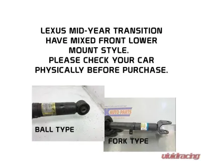 Godspeed Project Front Ball Type  MonoSS Coilover Lexus IS200T | IS300 | IS250 | IS350 XE30 Sedan RWD 2014-2019 - MSS0117
