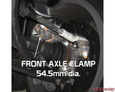 Godspeed Project MonoSS Coilover Volkswagen Passat B6 | B7 | B8 54.5mm Front Axel Clamp 2006-2019 - MSS0124-G