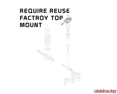 Godspeed Project MonoSS Coilover Volkswagen Tiguan 5N 2009-2017 - MSS0204