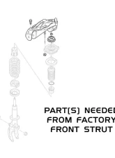 Godspeed Project MonoSS Coilover Porsche Cayenne 955 | 957 2002-2010                                     - MSS0217-B - Image 6