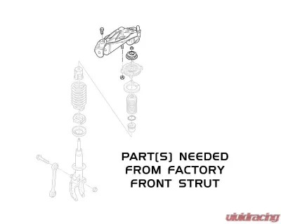 Godspeed Project MonoSS Coilover Porsche Cayenne 955 | 957 2002-2010 - MSS0217-B