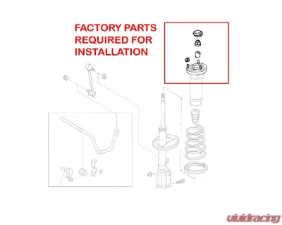Godspeed Project MonoSS Coilover Toyota Camry ACV30 | MCV30 2002-2006 - MSS0650-A
