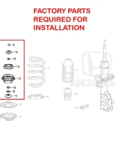 Godspeed Project MonoSS Coilover Honda CRZ ZF1 2010-2017                                     - MSS0660 - Image 5