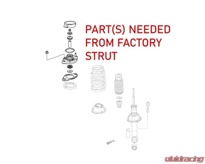 Godspeed Project MonoSS Coilover Honda CRV 2012-2016 - MSS0980