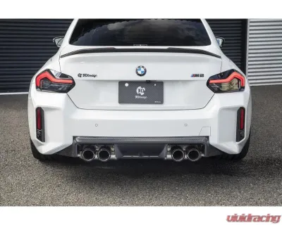 3D Design Carbon Rear Diffuser BMW G87 M2 2023+ - 3108-38712