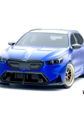 Alpha-N Carbon Front Splitter Set 3-Piece BMW G90 | G99 M5 2024-2025                                     - AN-0901 - Image 4