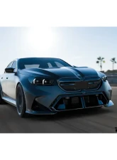 Alpha-N Carbon Front Corner Splitter Set 2-Piece BMW G90 | G99 M5 2024-2025                                     - AN-0902 - Image 2