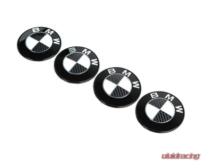 IND Carbon BMW Roundel Set - IND-BM-Roundel-CF