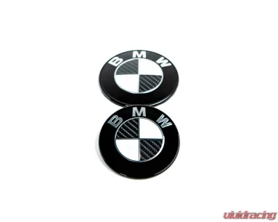 IND Carbon BMW Roundel Set - IND-BM-Roundel-CF