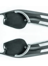 Karbonius 2x2 Twill Weave CSL Gloss Carbon Center Door Panel Insert Set BMW E46 M3                                     - E46PP01-CF-2 - Image 4