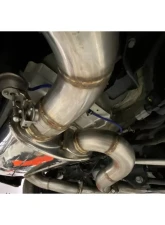 AAM Competition 3" True Dual Premium Adjustable Exhaust System 5" Titanium Burnt Tips (Nismo Fit) Infiniti Q50 | Q60 2015-2023                                     - AAMCQ50E-TD3-ADJ-Q60-5T - Image 2