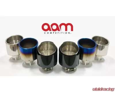 AAM Competition 3" True Dual Premium Adjustable Exhaust System 5" Titanium Burnt Tips (Nismo Fit) Infiniti Q50 | Q60 2015-2023 - AAMCQ50E-TD3-ADJ-Q60-5T