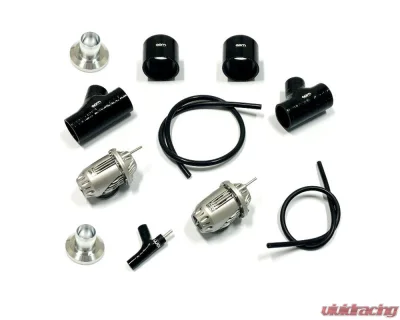 AAM Competition HKS Black Hose Silver Blow-Off Valve Kit Nissan Z 3.0T 2023+ - AAMCZT-BOVKIT-HKSSI-BLACK