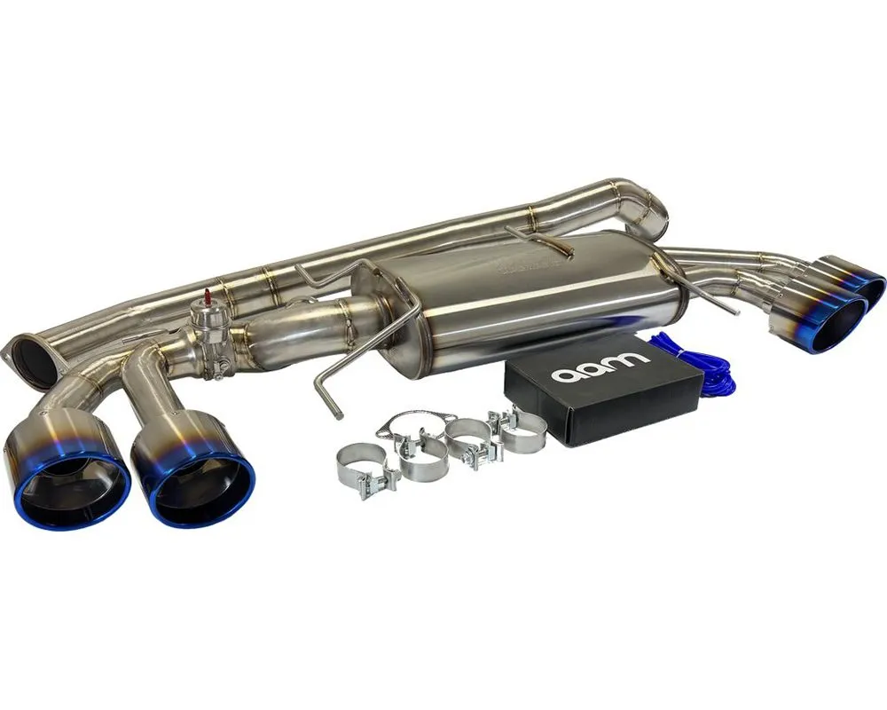 AAM Competition 90mm Premium Adjustable Exhaust w/ 5" Carbon Fiber Tips Nissan R35 GT-R 2009+ - AMCGTRE-90ADJ-CF