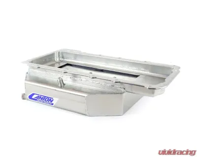 Canton Racing Products Open Chassis Steel Circle Track Rear Sump Pan GM LS1 - 11-280
