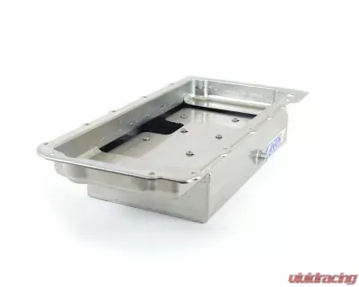 Canton Racing Products Open Chassis Steel Circle Track Rear Sump Pan GM LS1 - 11-280