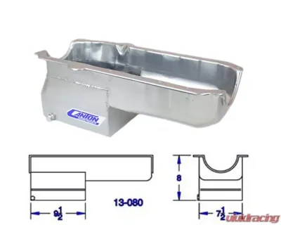 Canton Racing Products Small Block Bracket Drag Race Pan Chevrolet - 13-080BLK