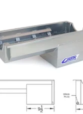 Canton Racing Products Dart/Rocket Engine Block Drag Race Pan                                     - 13-090BLK - Image 4