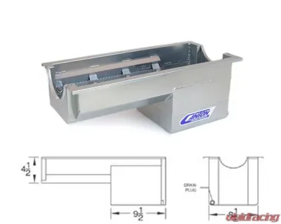 Canton Racing Products Dart/Rocket Engine Block Drag Race Pan - 13-090BLK