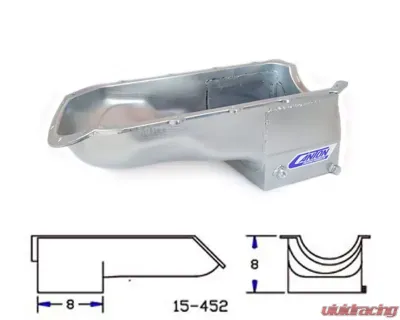 Canton Racing Products Early GTO Road Race Pan Pontiac 301-455 - 15-452BLK