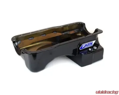 Canton Racing Products Rear T Sump Street Pan Ford Fox Body Mustang 289-302 - 15-640BLK