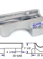 Canton Racing Products Rear T Sump Street Pan Ford Fox Body Mustang 289-302                                     - 15-640BLK - Image 3