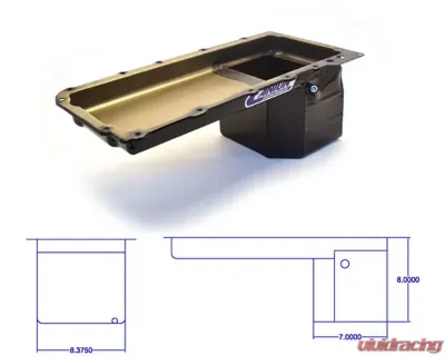 Canton Racing Products LS Conversion Black Powder Coat Chevrolet S10 Truck - 16-278