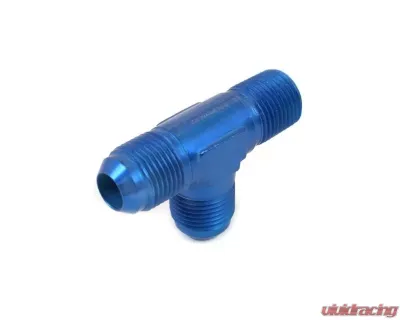 Canton Racing Products T Fitting 1/2" NPT and 2 -10 AN Ports Aluminum - 23-245TA