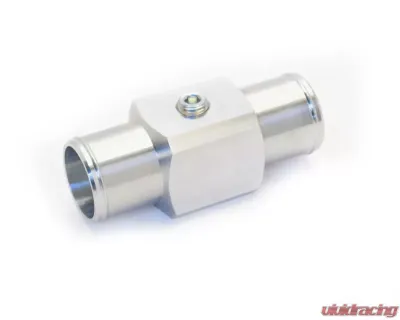Canton Racing Products Aluminum Inline Coolant Accessory Tube 1.5" Hose 1/4" NPT Port - 81-300