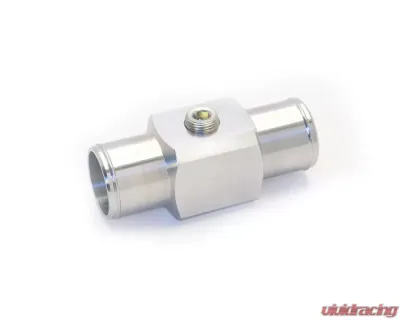 Canton Racing Products Aluminum Inline Coolant Accessory Tube 1.5" Hose 3/8" NPT Port - 81-302