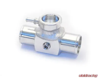 Canton Racing Products Aluminum Inline Coolant Accessory Tube 1.5" Hose Mini Fill Neck - 81-306