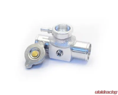 Canton Racing Products Aluminum Inline Coolant Accessory Tube 1.5" Hose Mini Fill Neck - 81-306