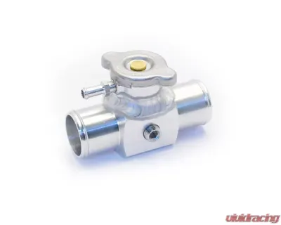 Canton Racing Products Aluminum Inline Coolant Accessory Tube 1.5" Hose Mini Fill Neck - 81-306