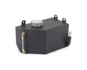 Canton Racing Products Black Powdercoat Aluminum Recovery Tank Chevrolet Corvette 1984-1996