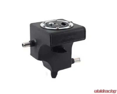 Canton Racing Products Black Powdercoat Aluminum Supercharger Tank w/Fuel Style Cap Ford Mustang GT500 2011-2014 - 80-246GTBLK