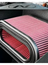 Neuspeed P-FLO Air Intake Kit Red Oiled Volkswagen Atlas 3CN 3.6L VR6 2018-2023                                     - 65.10.45R - Image 4