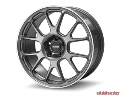 Neuspeed iSWEEP CP12 Wheel 18x9.0 5x112 +45mm Gloss Racing Graphite w/ Machined Lip - CP12.189045.GRG