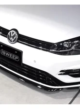 Neuspeed ISweep Front Lip Spoiler Volkswagen Golf R MK7 2014-2016                                     - G75R-FLS - Image 2
