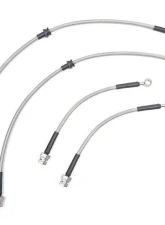 Neuspeed Stainless Steel Brake Lines Audi A3 FWD | Volkswagen Golf/GTI 2014+                                     - H.VW.4.411.BLK - Image 2