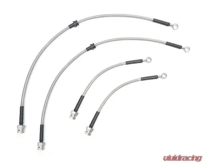 Neuspeed Stainless Steel Brake Lines Audi A3 FWD | Volkswagen Golf/GTI 2014+ - H.VW.4.411.BLK