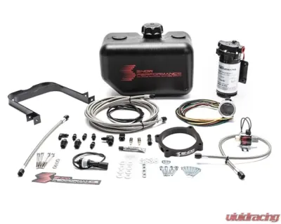 Snow Performance Stage 2 Boost Cooler Water Inj. Kit (SS Braid Line/ 4AN Fit) Dodge Challenger | Charger 2015-2020 - SNO-2171-BRD