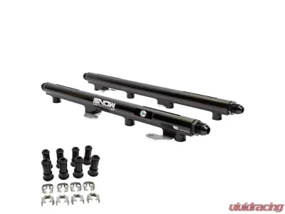 Snow Performance Billet Fuel Rail Kit 34mm Injector Height Return Style Hemi 5.7L | 6.1L | 6.4L 2005+ - SNF-34111